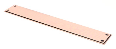Polished Bronze Art Deco Fingerplate