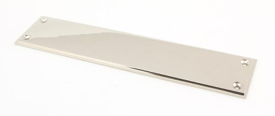 Polished Nickel Art Deco Fingerplate