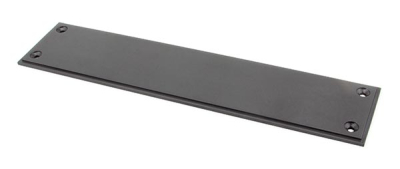 Aged Bronze Art Deco Fingerplate