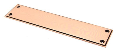 Polished Bronze Art Deco Fingerplate