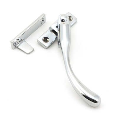 Polished Chrome Night-Vent Locking Peardrop Fastener