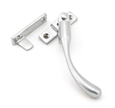 Satin Chrome Night-Vent Locking Peardrop Fastener