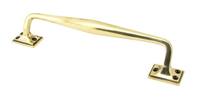 Aged Brass Art Deco Pull Handle