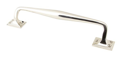 Polished Nickel Art Deco Pull Handle