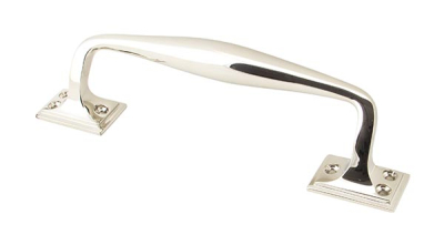Polished Nickel Art Deco Pull Handle