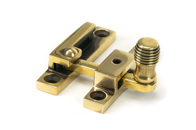 Aged Brass Beehive Quadrant Fastener - Narrow