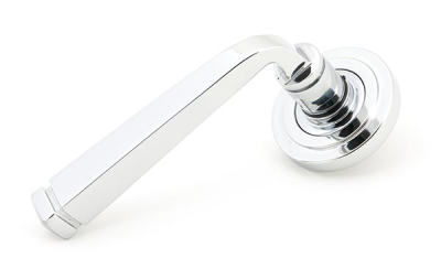 Polished Chrome Avon Round Lever on Rose Set (Sprung)