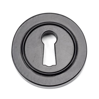 Black Round Escutcheon