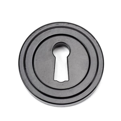 Black Round Escutcheon