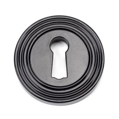 Black Round Escutcheon
