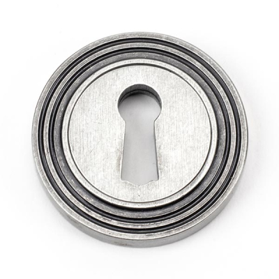 Pewter Patina Round Escutcheon