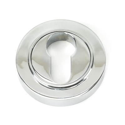 Polished Chrome Round Euro Escutcheon