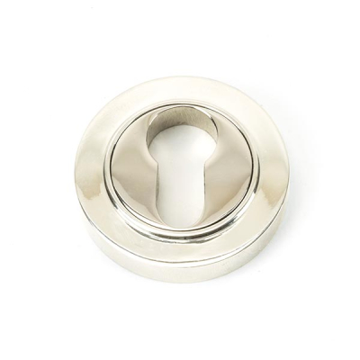 Polished Nickel Round Euro Escutcheon