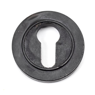 External Beeswax Round Euro Escutcheon