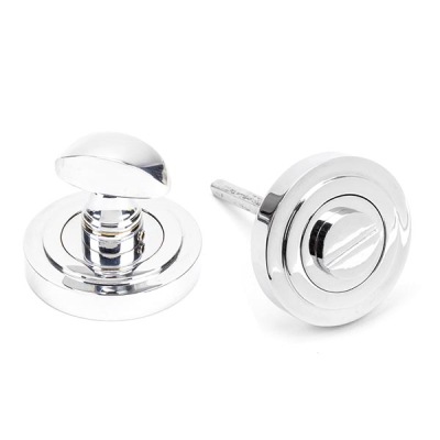 Polished Chrome Round Thumbturn Set
