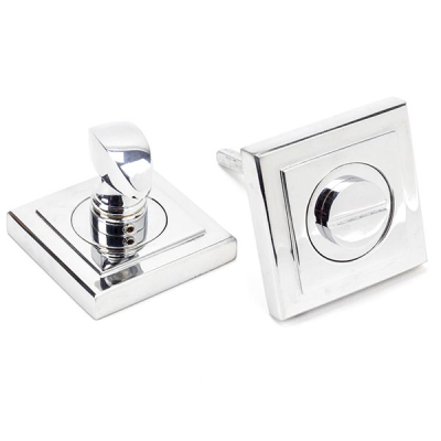 Polished Chrome Round Thumbturn Set