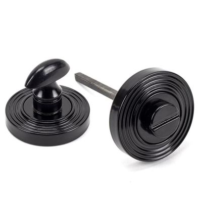 Black Round Thumbturn Set