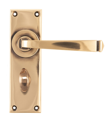 Polished Bronze Avon Lever Bathroom Set