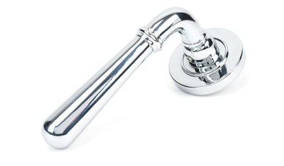 Polished Chrome Newbury Lever on Rose Set (Sprung)