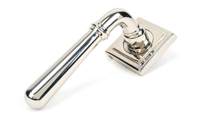 Polished Nickel Newbury Lever on Rose Set (Sprung)