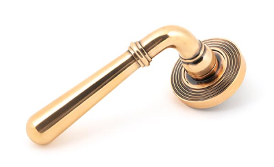 Polished Bronze Newbury Lever on Rose Set (Sprung)