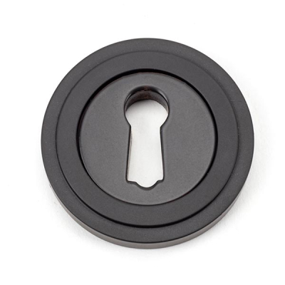 Aged Bronze Round Escutcheon