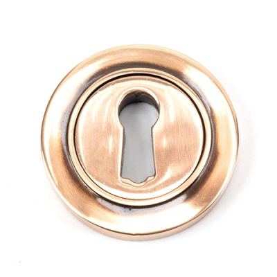 Polished Bronze Round Escutcheon