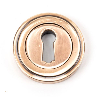 Polished Bronze Round Escutcheon