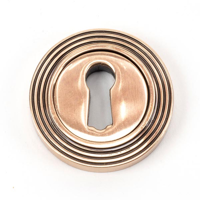 Polished Bronze Round Escutcheon