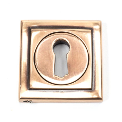 Polished Bronze Round Escutcheon