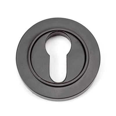 Aged Bronze Round Euro Escutcheon
