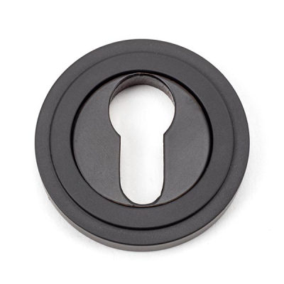 Aged Bronze Round Euro Escutcheon