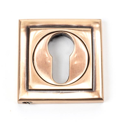 Polished Bronze Round Euro Escutcheon