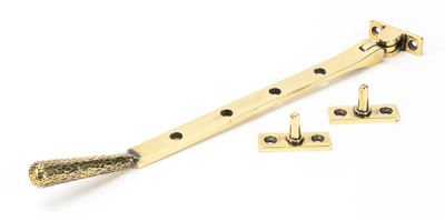 Aged Brass Hammered Newbury Stay