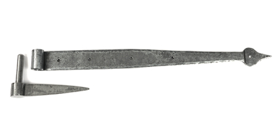 Pewter Patina Band & Spike Hinge (pair)