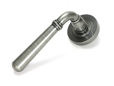 Pewter Patina Newbury Lever on Rose Set (Sprung)
