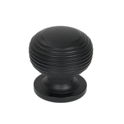 Matt Black Beehive Cabinet Knob