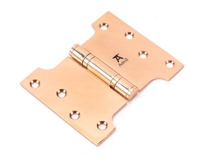 Polished Bronze Parliament Hinges SS (pair)