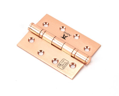 Polished Bronze Ball Bearing Butt Hinge (pair) SS