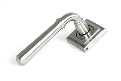 Satin Marine SS (316) Newbury Lever on Rose Set (Unsprung)