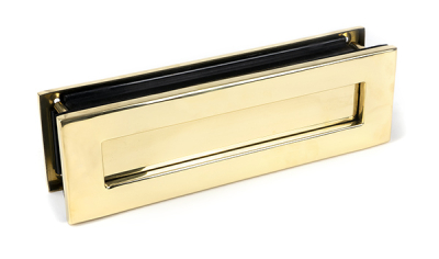 Polished Brass Traditional Letterbox