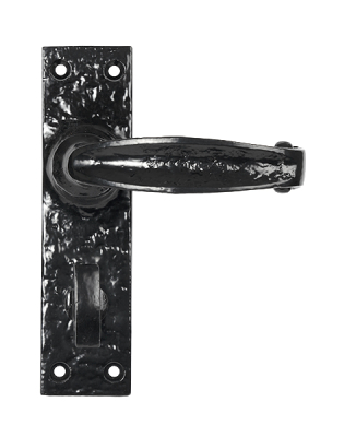 Black Classic Lever Bathroom Set