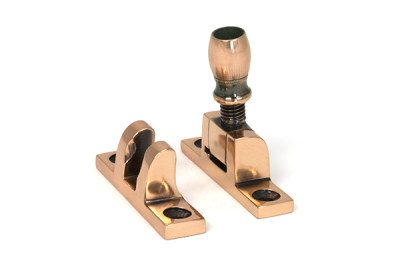 Polished Bronze Mushroom Brighton Fastener