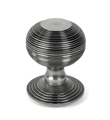 Pewter Patina Beehive Centre Door Knob