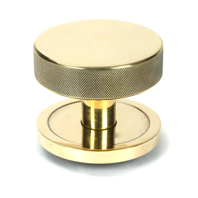 Aged Brass Brompton Centre Door Knob