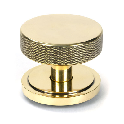 Aged Brass Brompton Centre Door Knob
