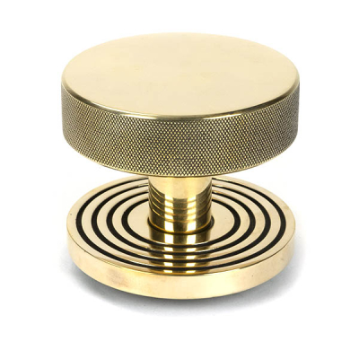 Aged Brass Brompton Centre Door Knob