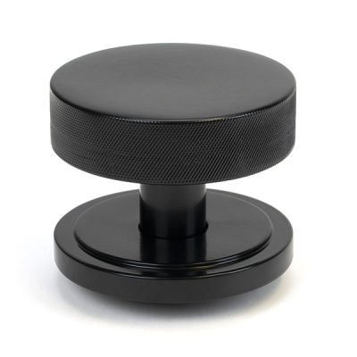 Black Brompton Centre Door Knob