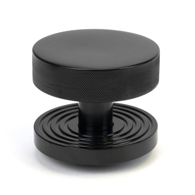 Black Brompton Centre Door Knob