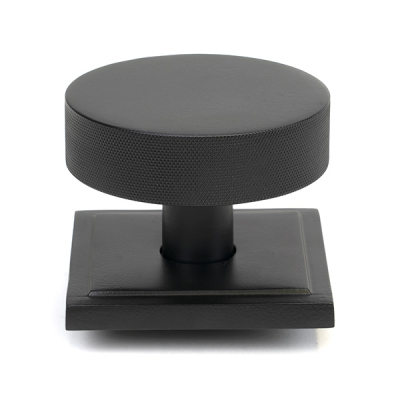 Matt Black Brompton Centre Door Knob